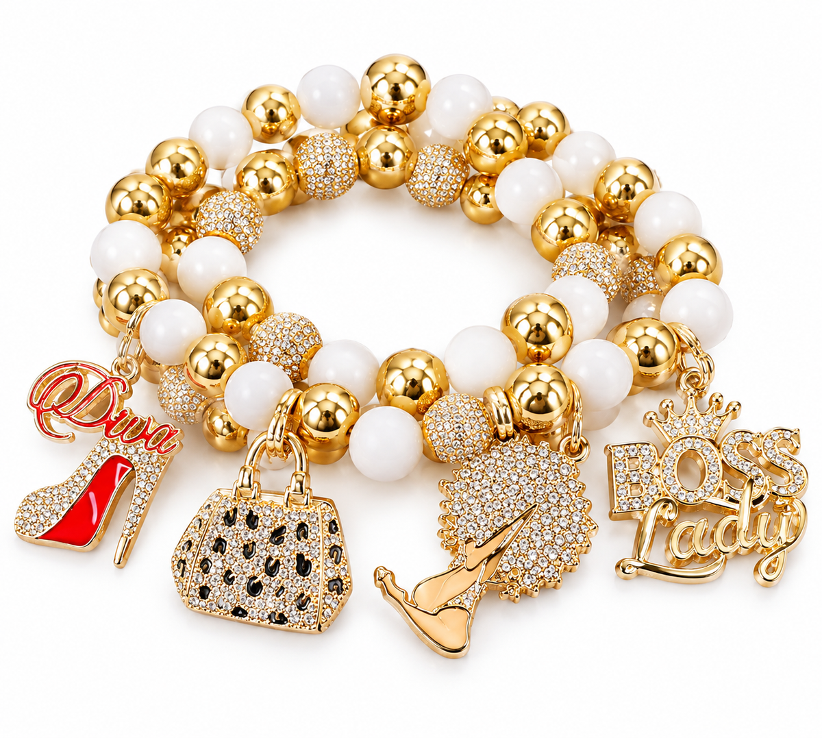 Gold Charm Bracelets